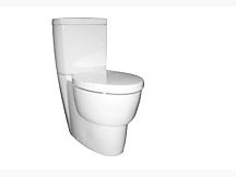 Ove Skirted Two-piece Dual Flush 3/4.5L Toilet with P-trap